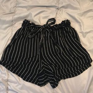 American Eagle striped shorts